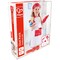 Hape: Chef Pack - 5pc Outfit Set, Red & White, Kitchen Dress Up Toy Playset, Apron-Mit-Rag-Spoon-Hat, Cooking & Baking Play Accessories, Kids Ages 3+